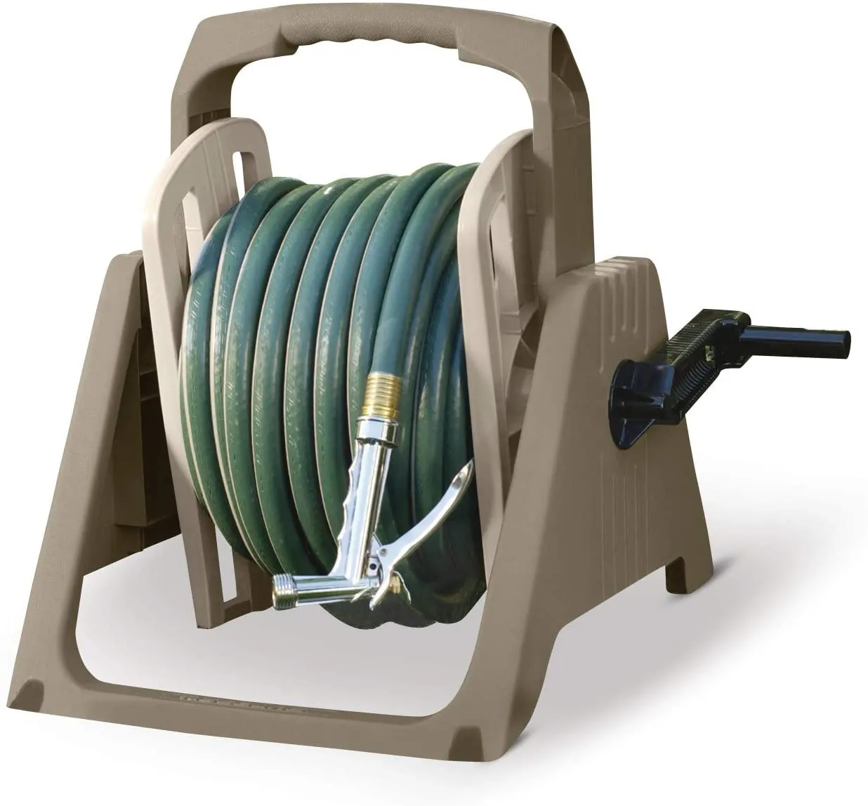Suncast TSA100M Hose-Handler Fully Assembled Garden Hose Tote Reel, 100'