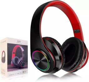 Super Bass Wireless Bluetooth Headphones with LED