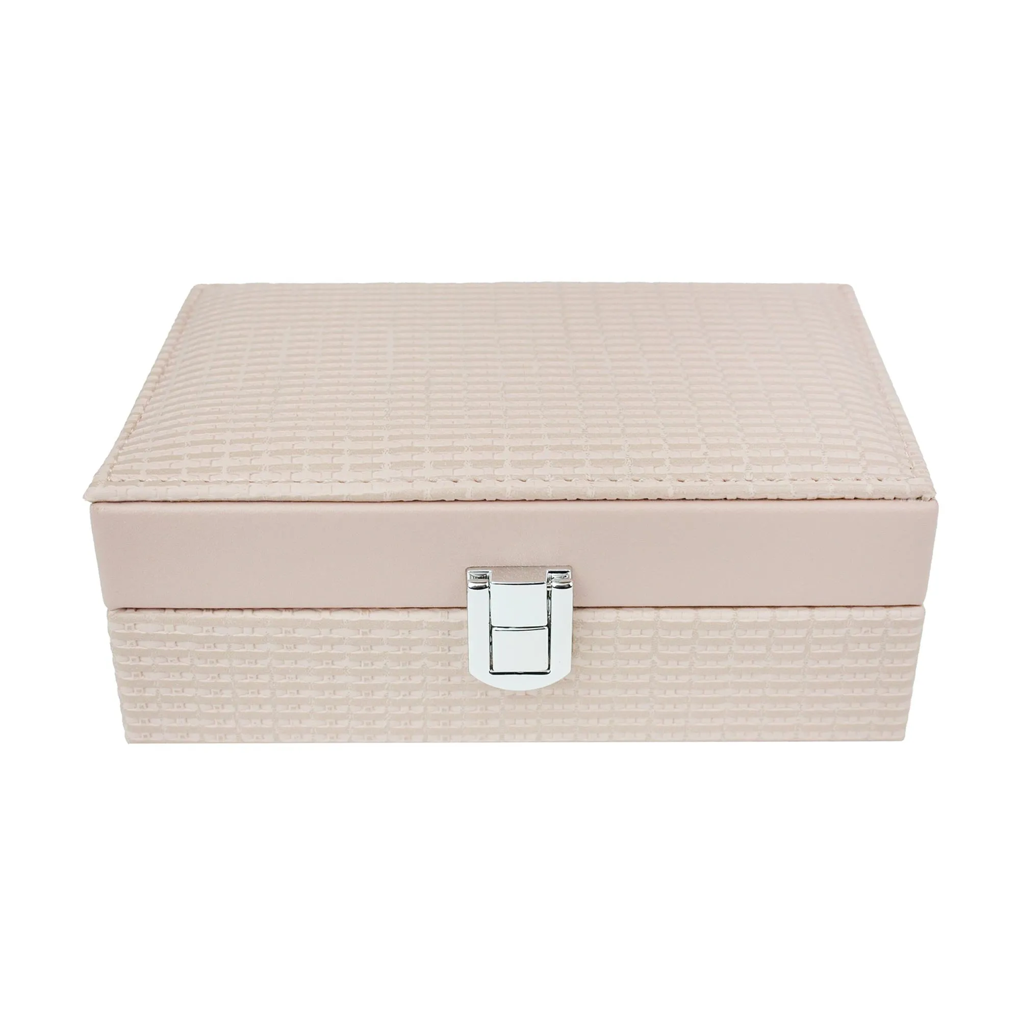 Textured Finish PU Leather Jewellery Organiser