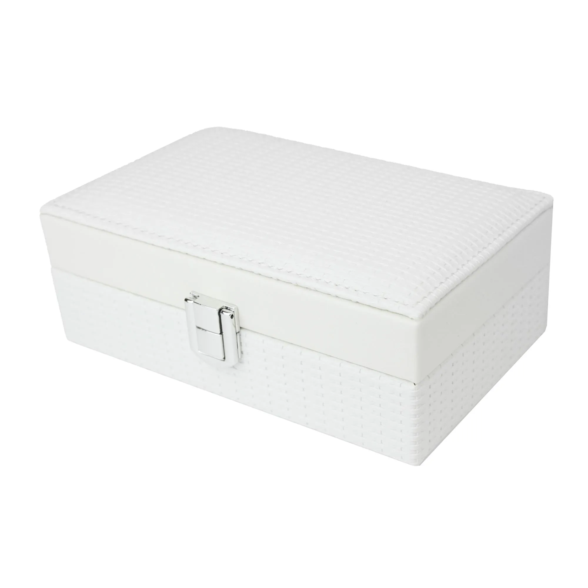 Textured Finish PU Leather Jewellery Organiser