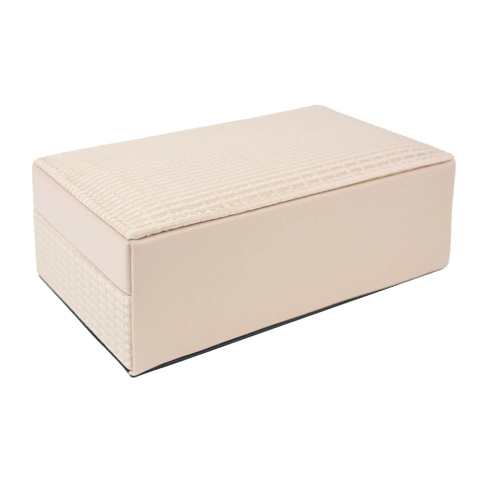 Textured Finish PU Leather Jewellery Organiser