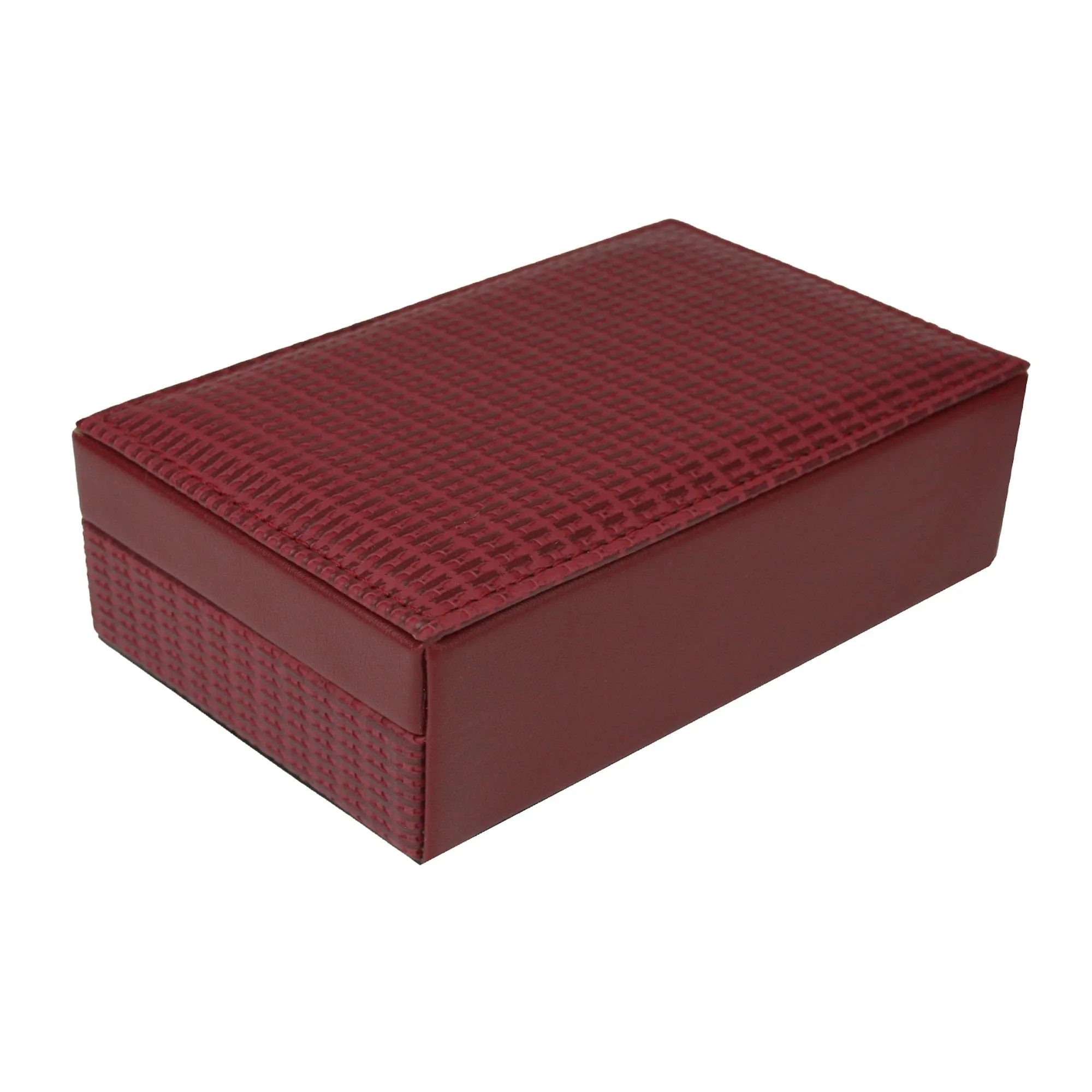 Textured Finish PU Leather Jewellery Organiser