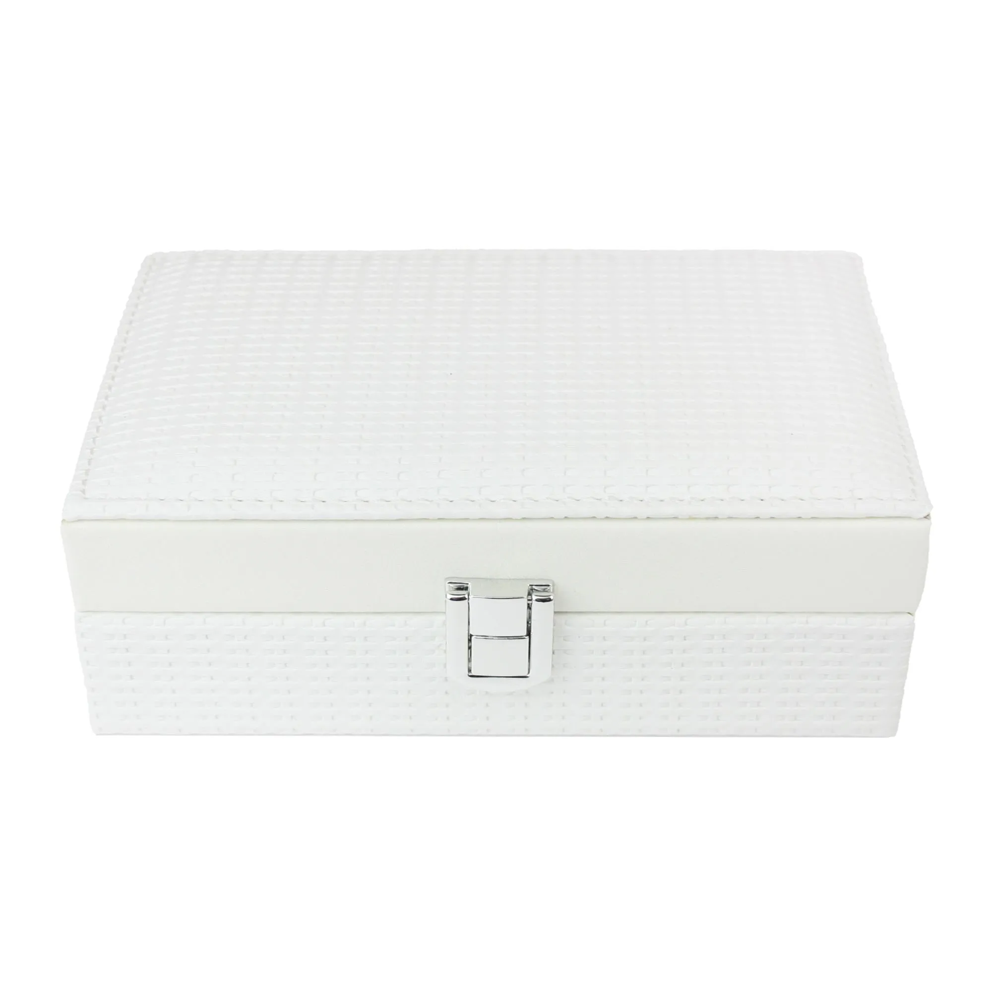 Textured Finish PU Leather Jewellery Organiser