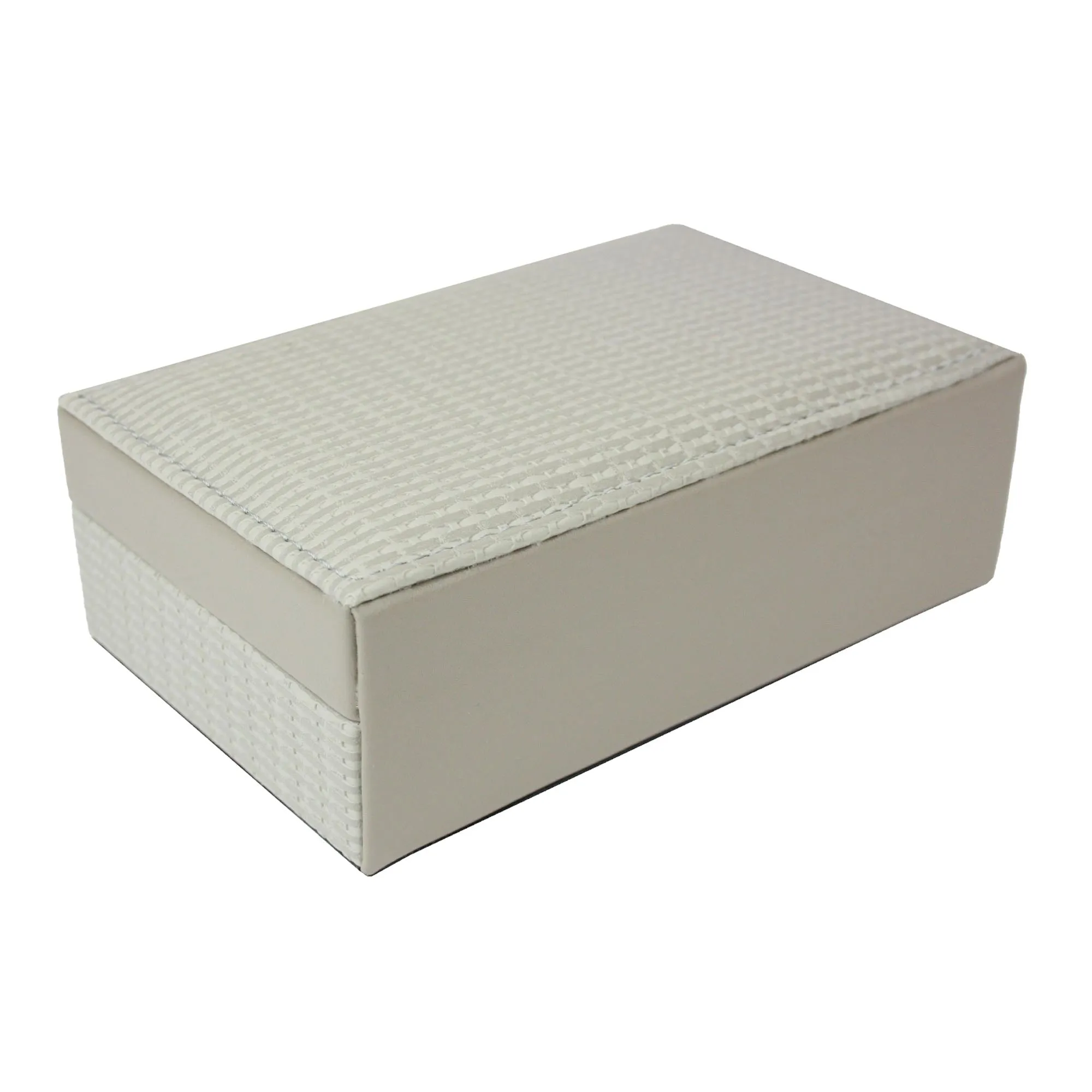 Textured Finish PU Leather Jewellery Organiser