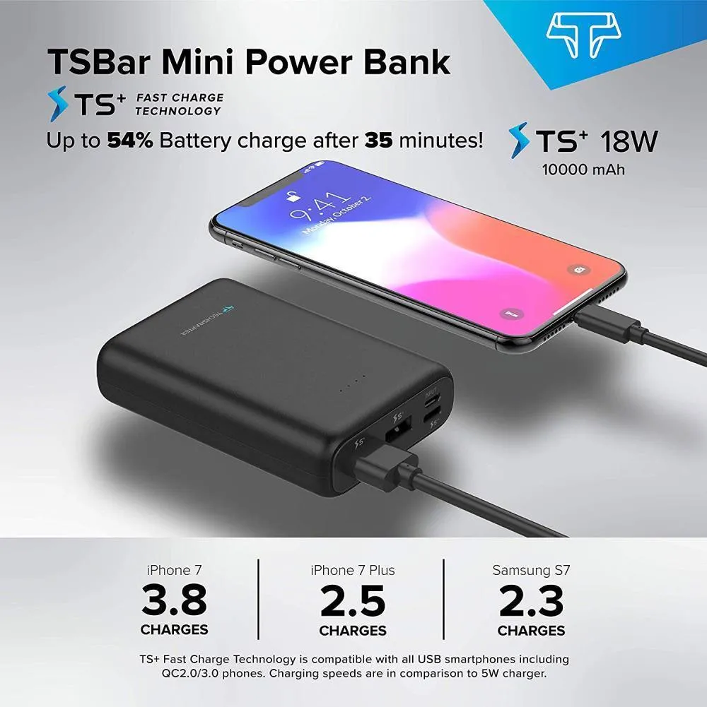 TSBar 10000mAh 18W PD Mini