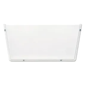 Unbreakable Docupocket Wall File, Letter Size, 14.5" X 3" X 6.5", Clear