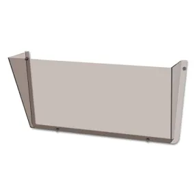 Unbreakable Docupocket Wall File, Letter Size, 14.5" X 3" X 6.5", Smoke