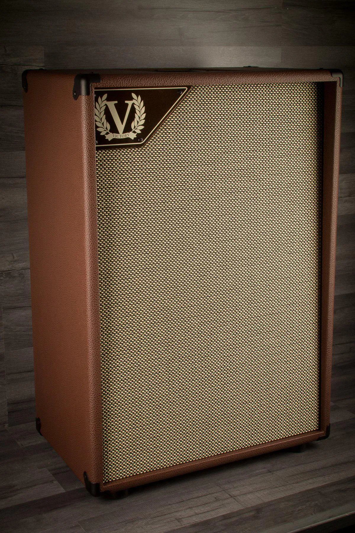 Victory Guitar Amplifier - V212-VB Vertical 2x12" Open Back Cab (Brown)