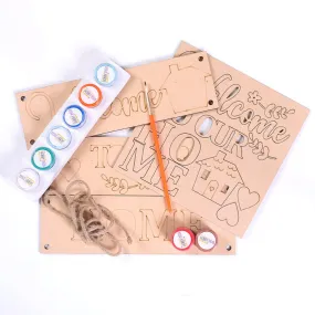 Welcome To Our Home Planks DIY Painting Kits