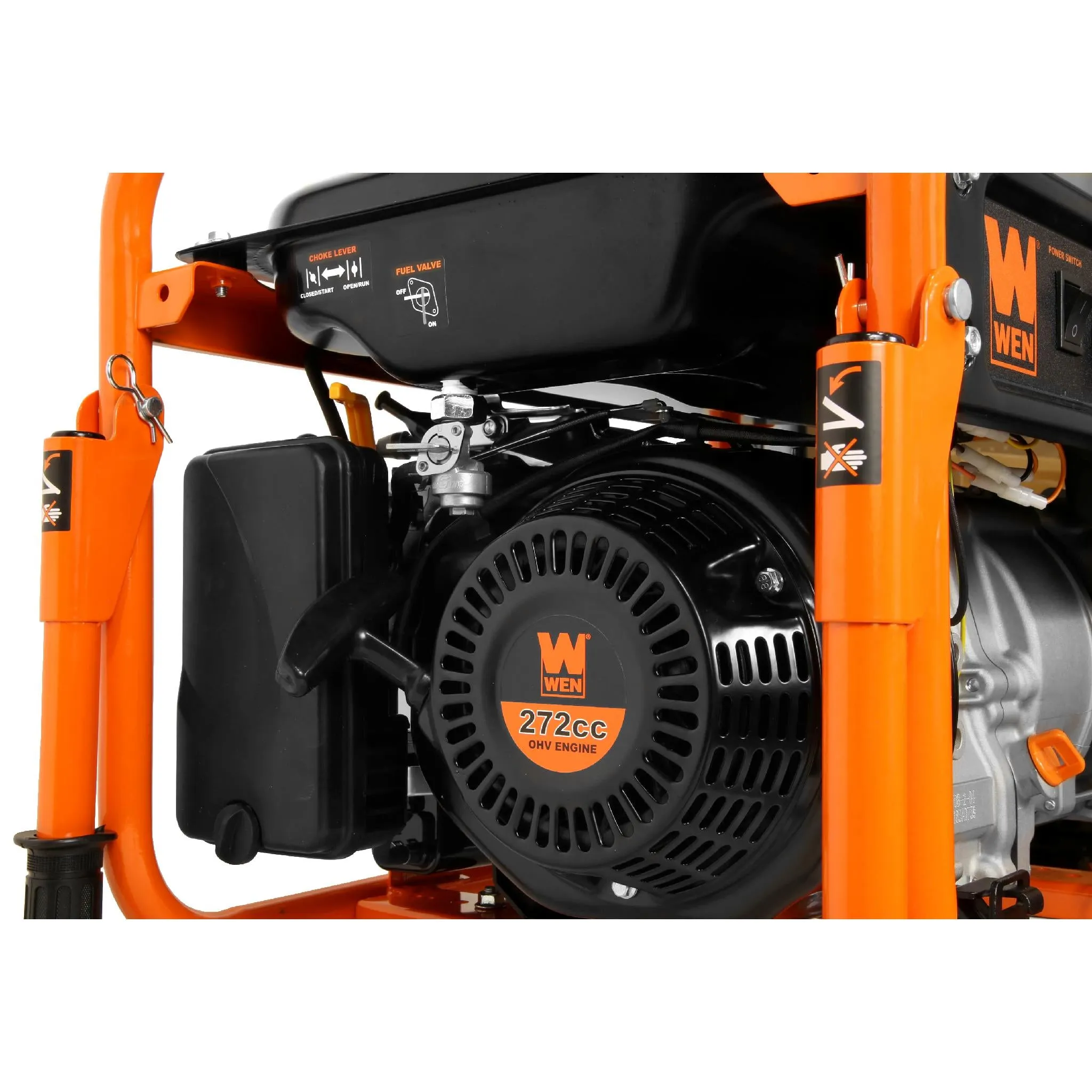 WEN 56500 5000-Watt RV-Ready 120V/240V Portable Generator with Wheel Kit