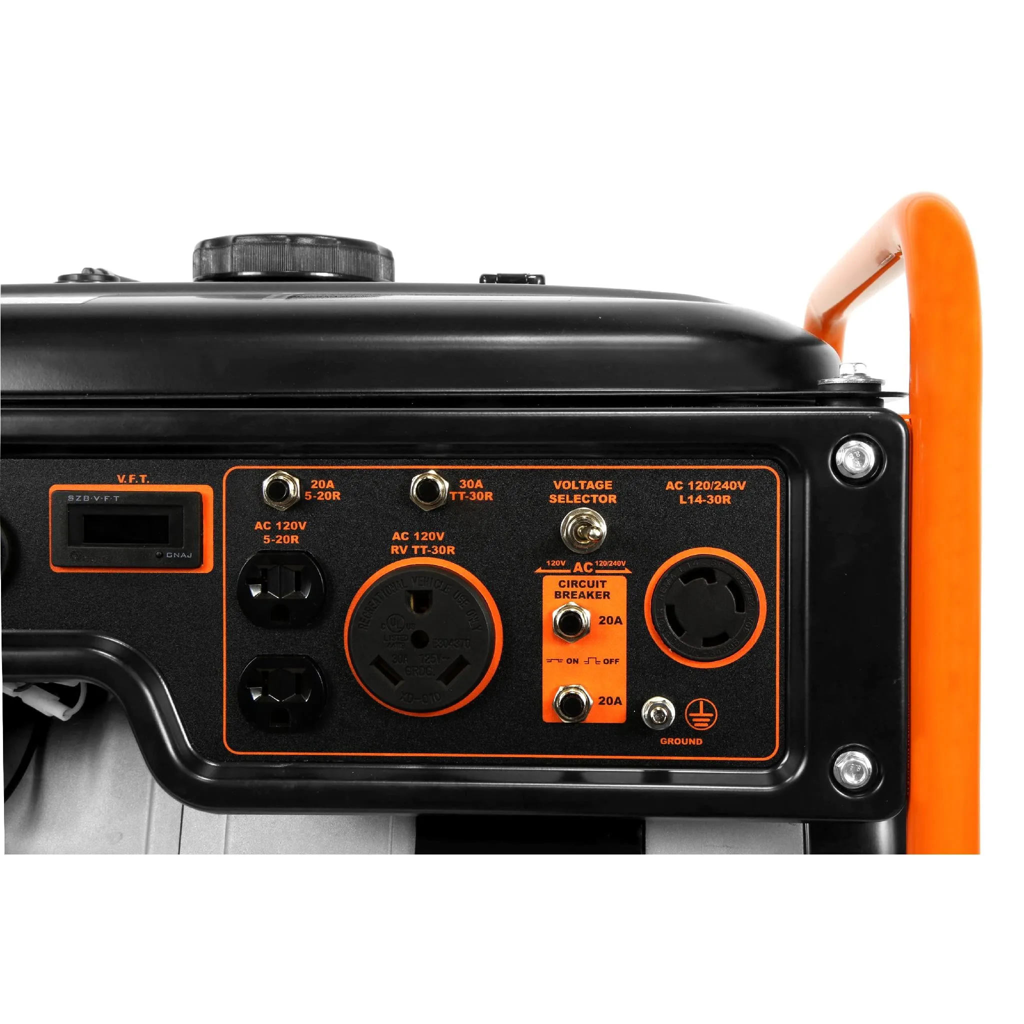 WEN 56500 5000-Watt RV-Ready 120V/240V Portable Generator with Wheel Kit