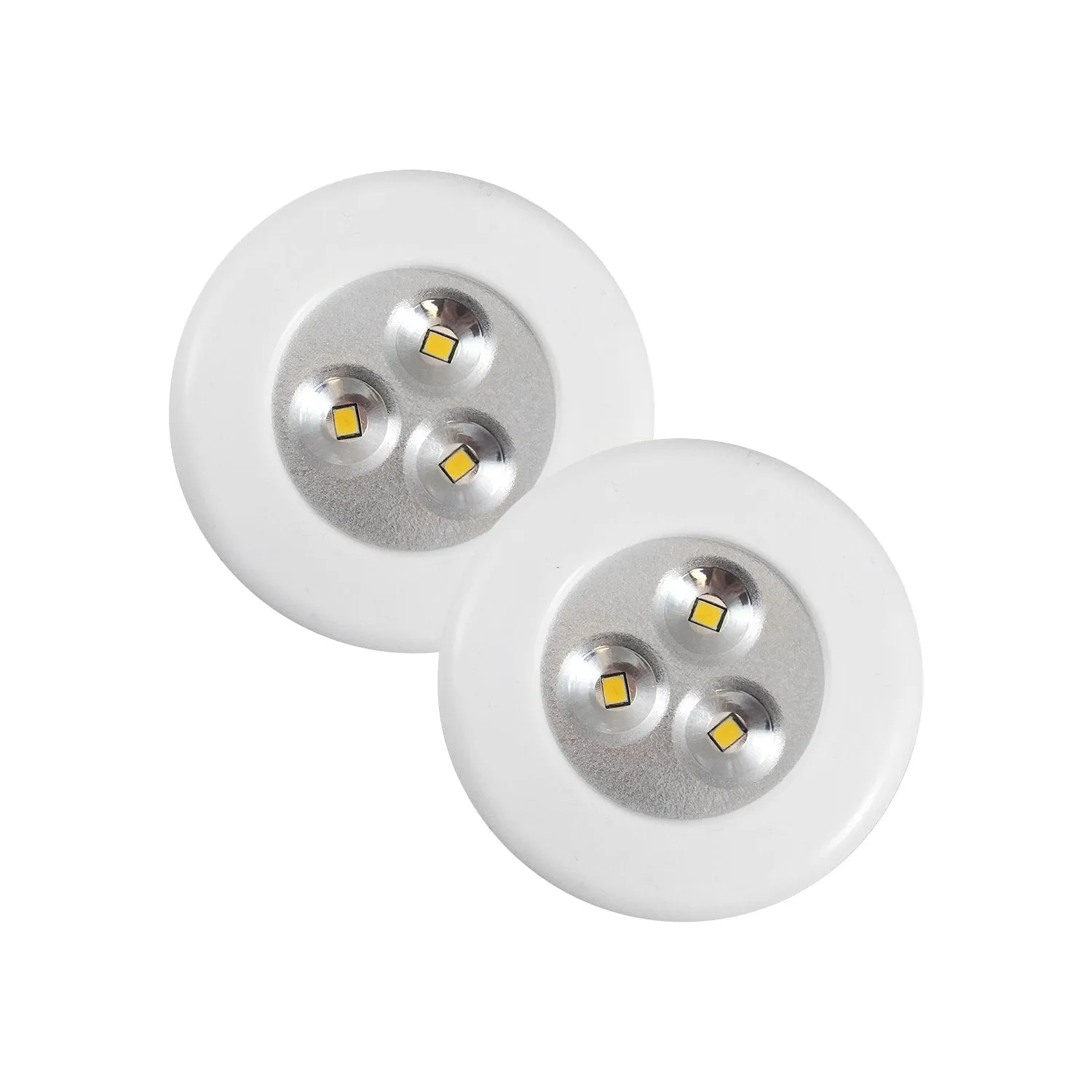 Westek 75221 Lite-N-Up LED Utility Light, White, 2-Pack