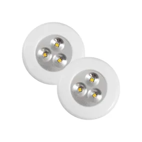 Westek 75221 Lite-N-Up LED Utility Light, White, 2-Pack
