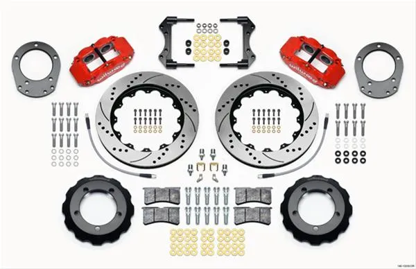 Wilwood Forged Narrow Superlite 6R Big Brake Front Brake Kits 140-13330-DR