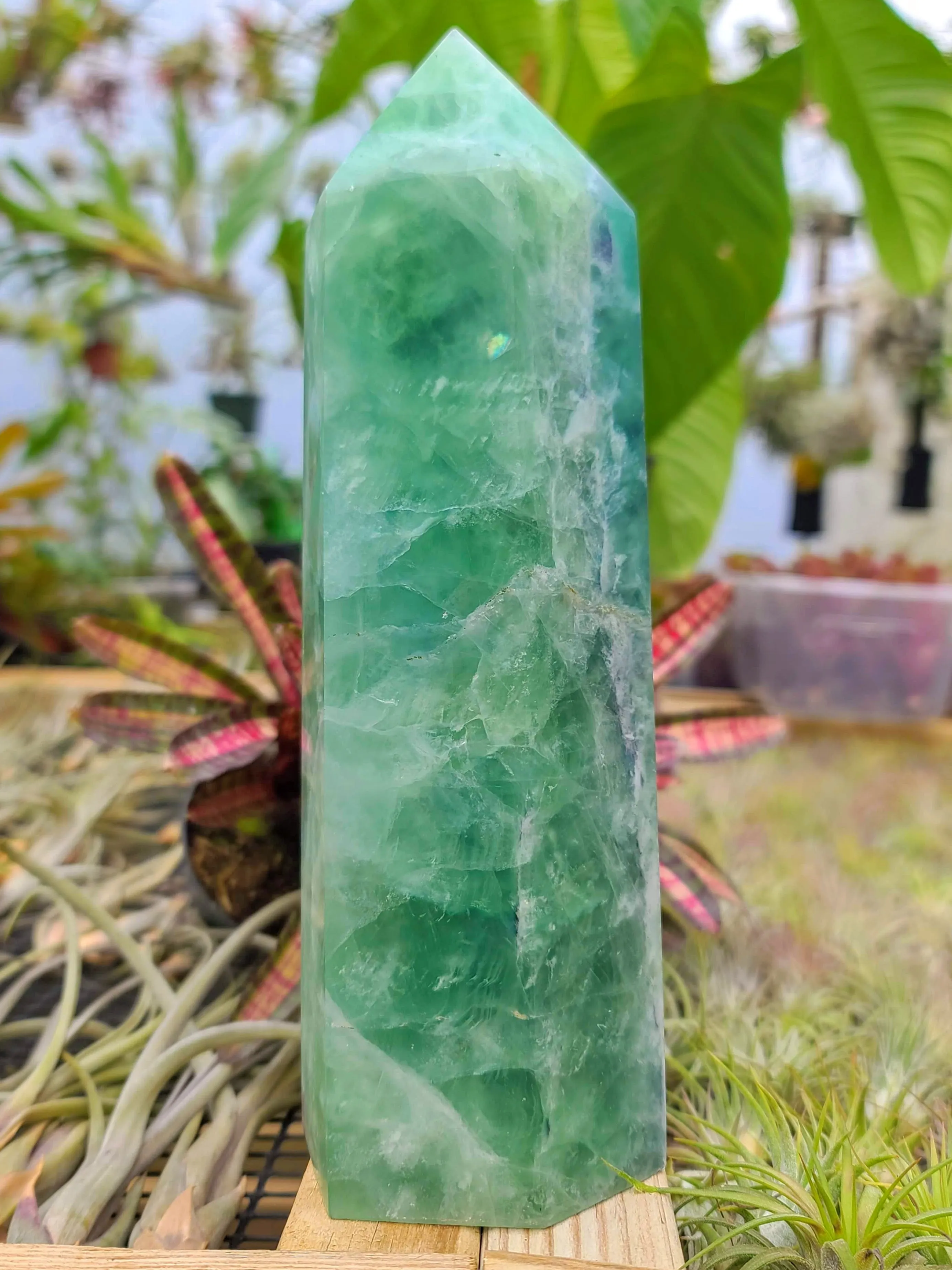 WYSIWYG- Green Fluorite Tower