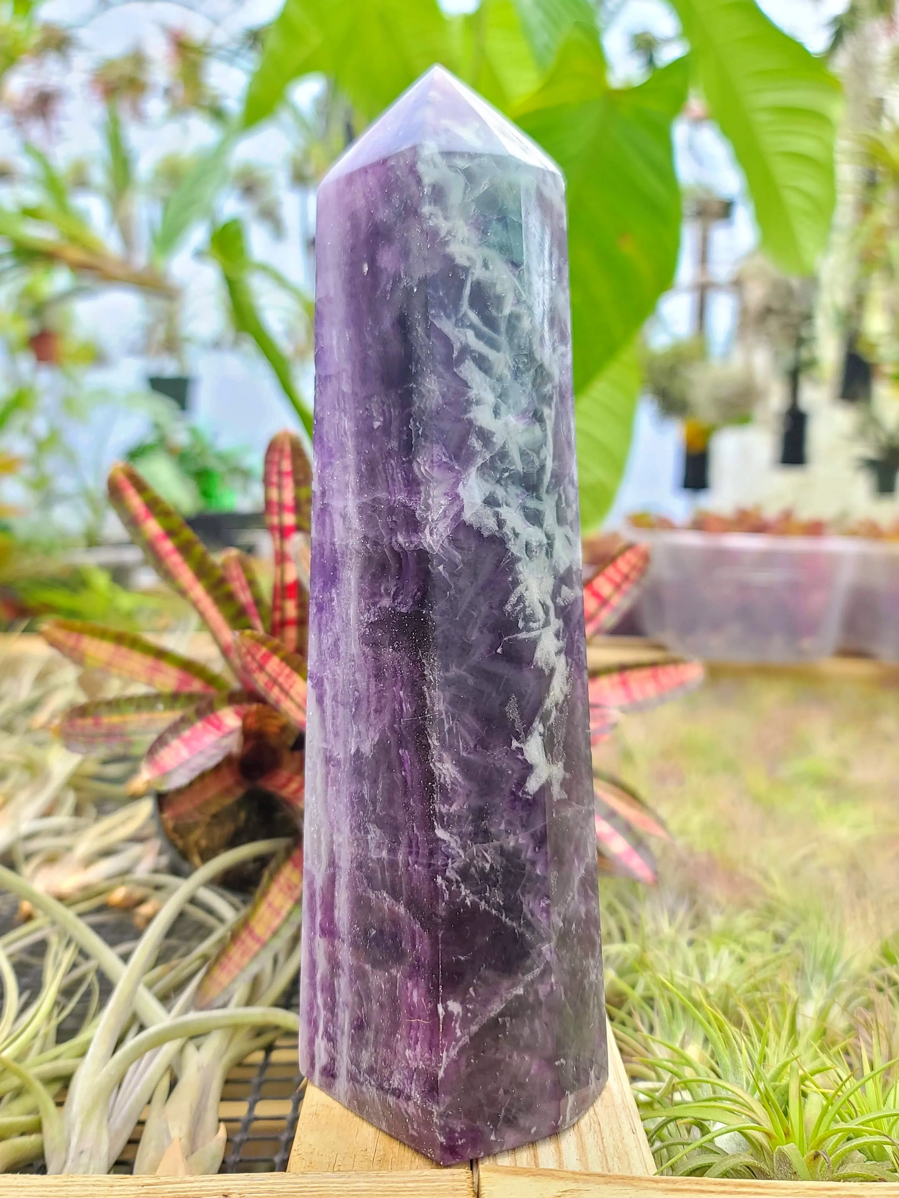 WYSIWYG- Purple Fluorite Tower