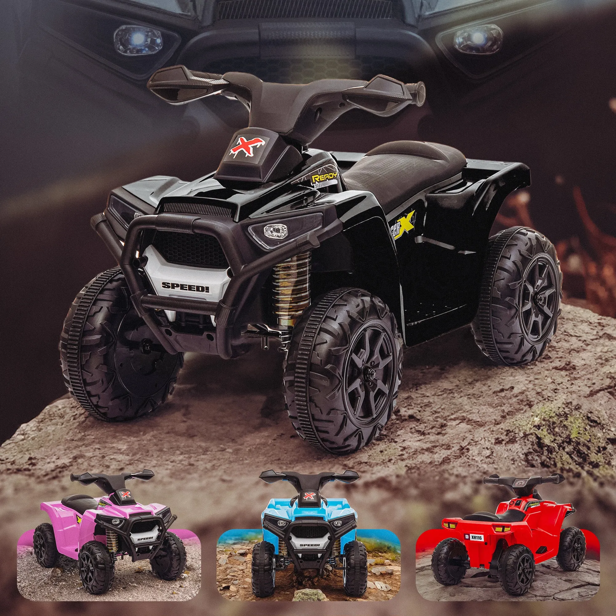 XRacer 6V ATV Quad Bike