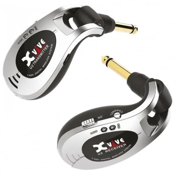 Xvive XVIVE XU2 Wireless Guitar System - Silver