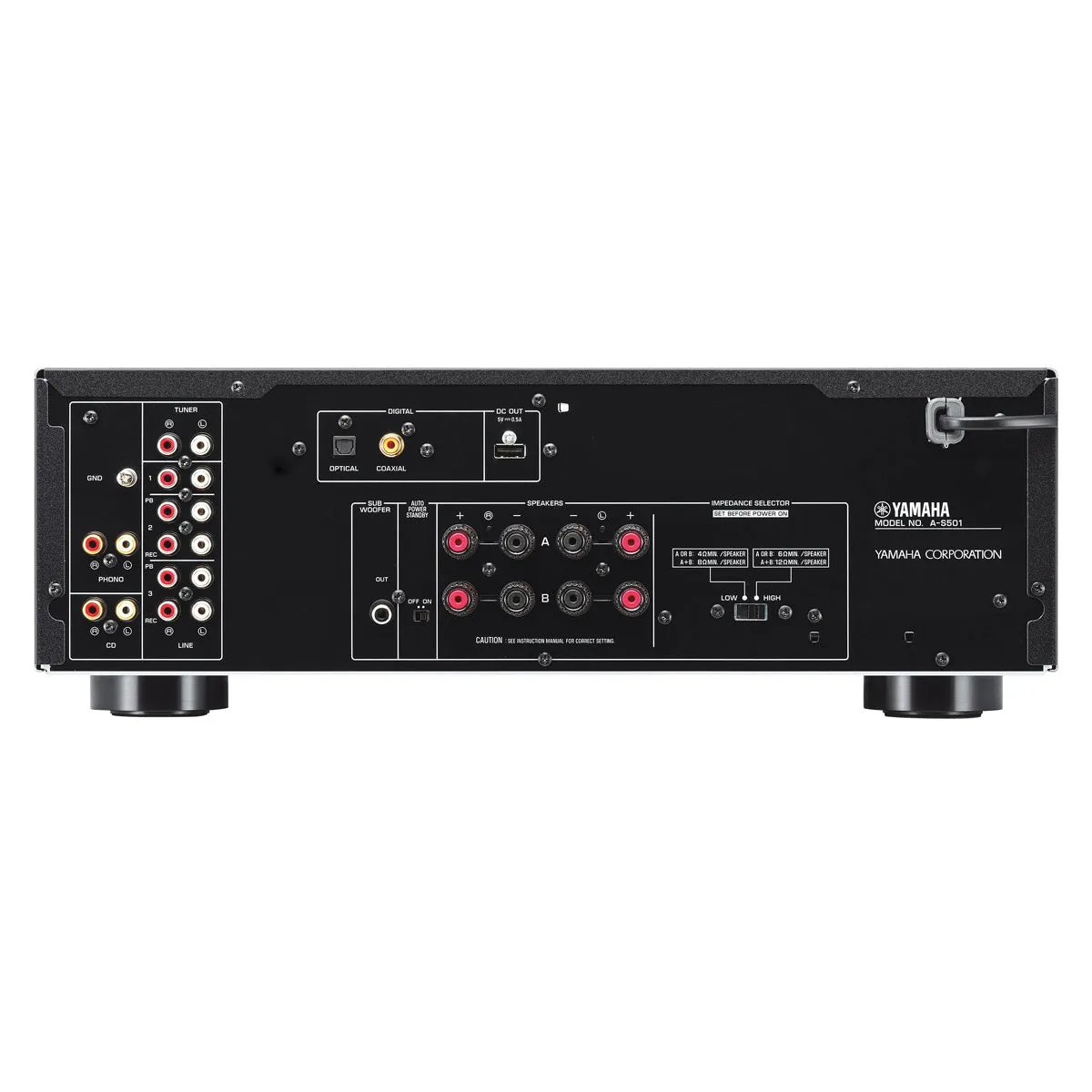 Yamaha A-S501SL Integrated Amplifier (Silver)