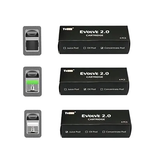 Yocan Evolve 2.0 Replacement Pod Cartridges (4 Pack)